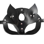 Mia™ - Elegante Katzenmaske aus veganem Leder