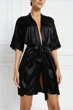 Solène™ - Eleganter Satin-Kimono
