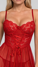 Nova™ - Elegantes Nachthemd mit Stickerei