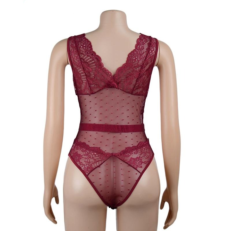 Sophie™ - Eleganter Spitzen-Bodysuit mit V-Ausschnitt