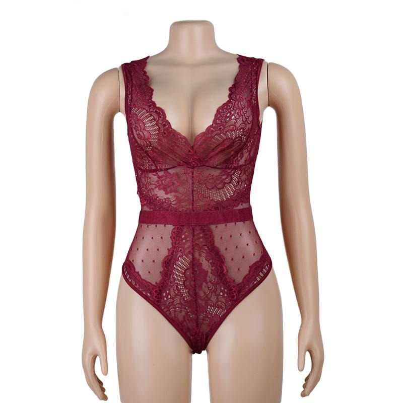 Sophie™ - Eleganter Spitzen-Bodysuit mit V-Ausschnitt