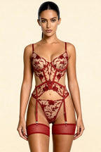 Marisela™ - Elegante Spitzen-Corsage mit String