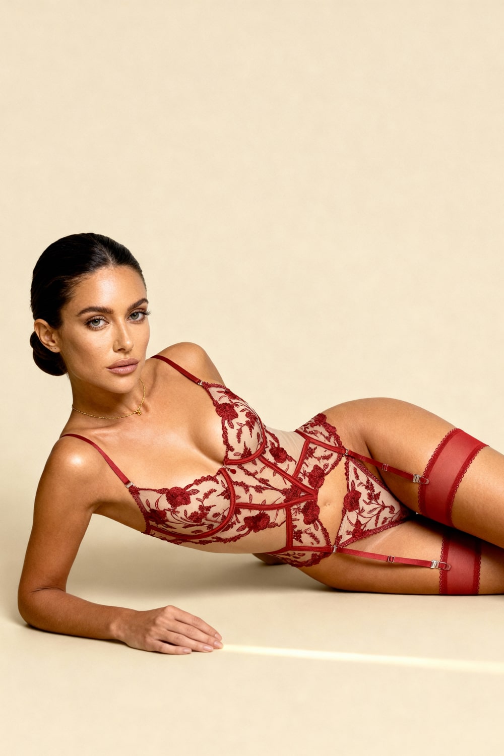 Marisela™ - Elegante Spitzen-Corsage mit String