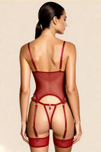 Marisela™ - Elegante Spitzen-Corsage mit String