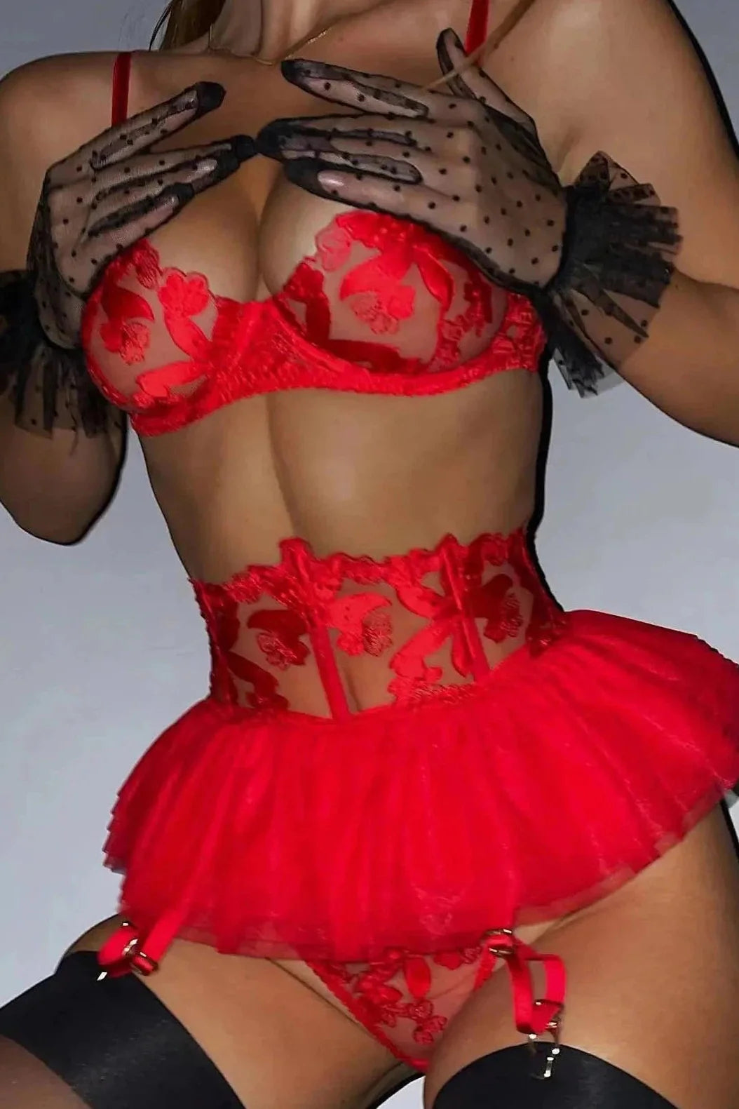 Leanna™ - Luxuriöses Florales Dessous-Set