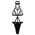 Alis™ – Sinnlicher Leder-Teddy — Wo Eleganz auf Verführung trifft