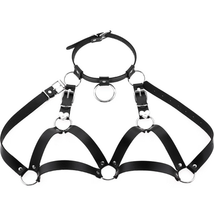 Lotte™ - Auffälliges Statement-Top aus veganem Leder